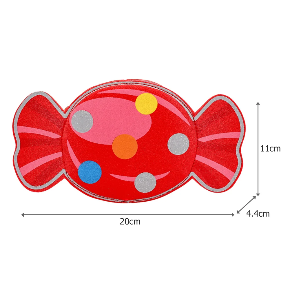 

Cute Candy Shaped Crossbody Bag Girls Fashion Kids PU Shoulder Small Money Pouch