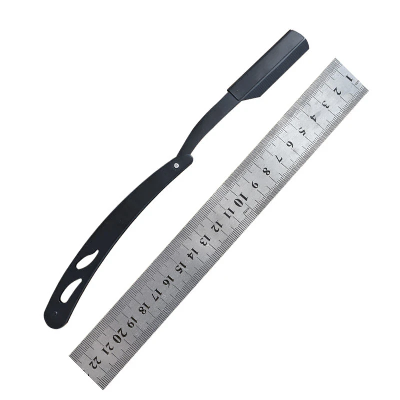 Инструменты для бритья мужчин складной нож Античный Черный из нержавеющей стали