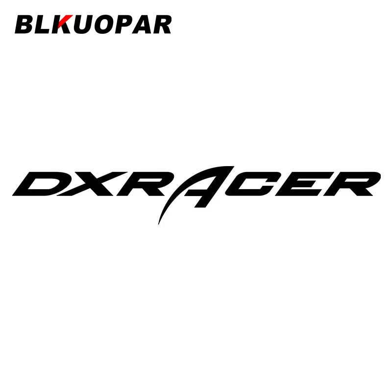 Автомобильные наклейки с логотипом BLKUOPAR Dxracer высеченные виниловые