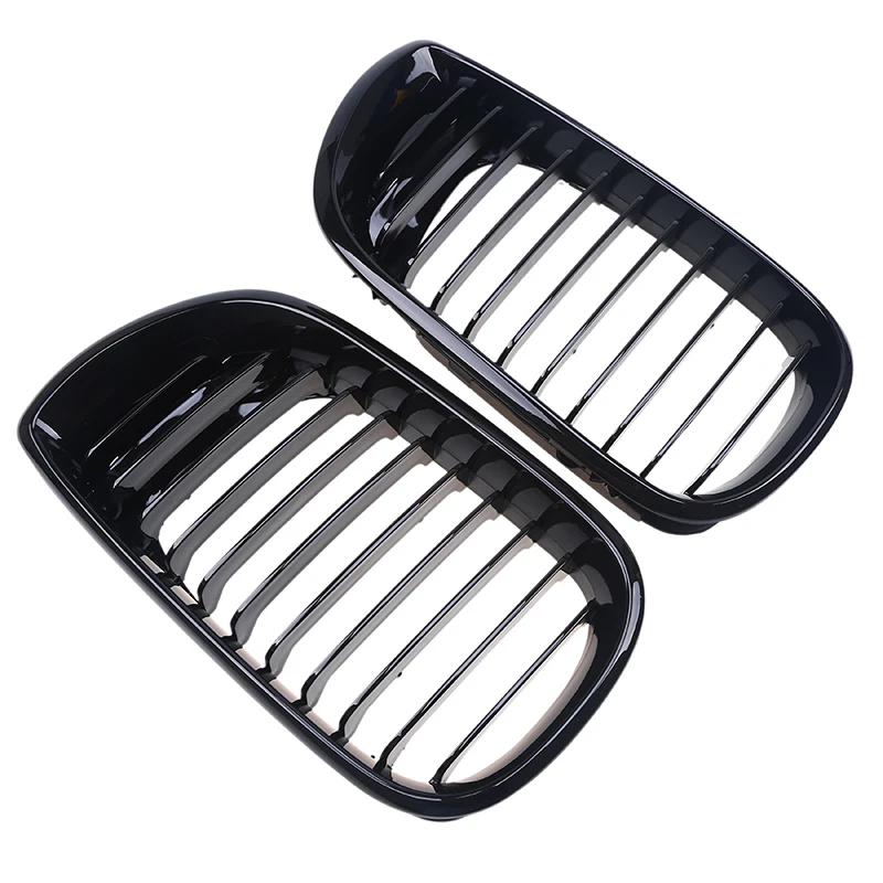 Posbay глянцевая черная передняя Центральная решетка для почек гриль BMW 3 Series E46 318i/320d