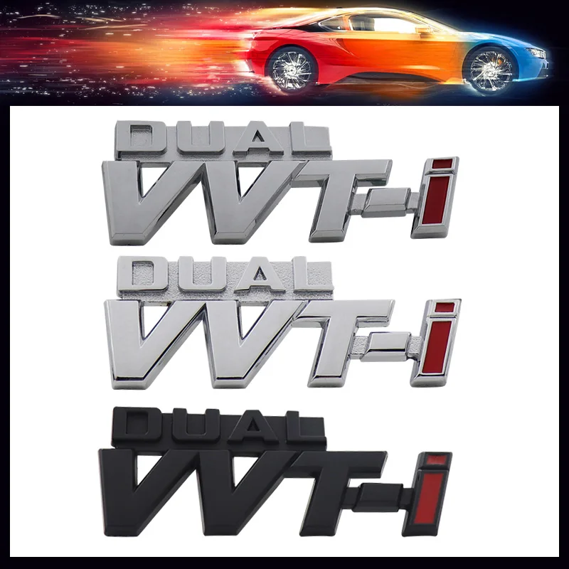 3D Премиум Двойной VVTi VVT-i Автомобильный капот крыло багажник Задняя табличка
