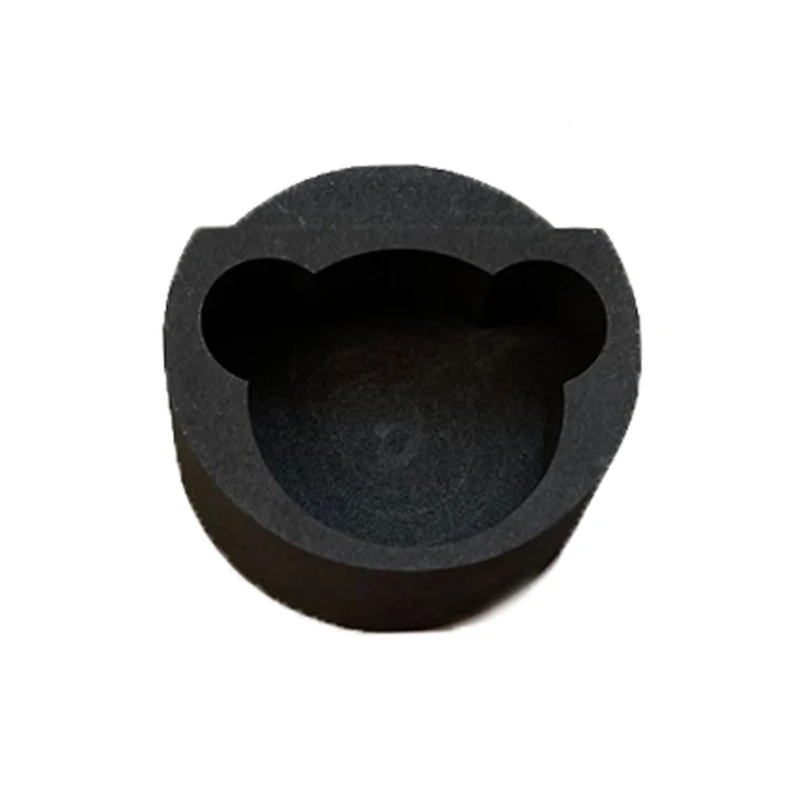 

Silver Gold Bear Shape Mold Graphite Crucible Mold Metal Melting Casting Mold 83XF