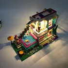 Светодиодный светильник в комплекте (только в том случае, светильник в комплекте) для 41135 совместим с bela 10498 друзья конструкторский набор Дом Andrea Мини-куклы фигурки