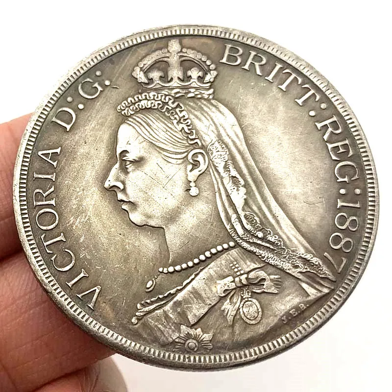 

1887 Queen Victoria Crown Commemorative Coin Gift Lucky Challenge Coin