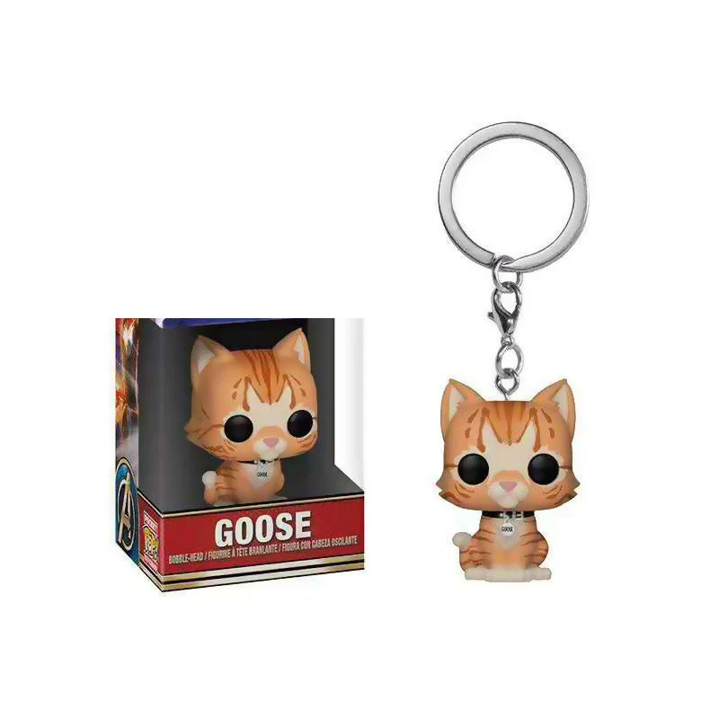 Экшн фигурка из игры Marvel Мстители финал Гусь Карманный Брелок коллекционные