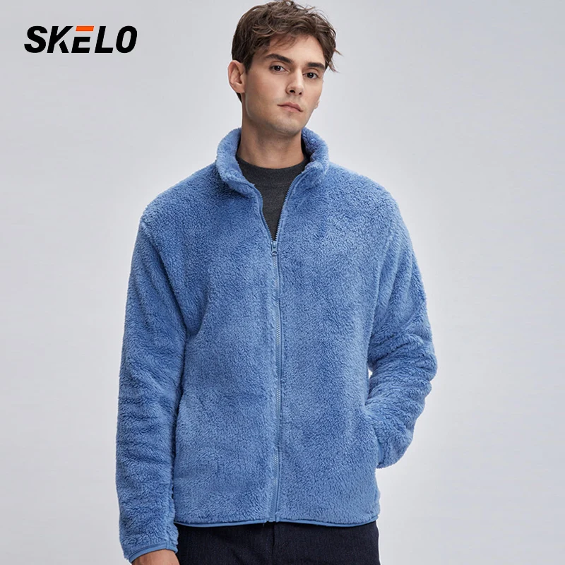 

2020 Autumn Hiking Jacket Men's Polar Fleece Stand-up collar Coat Outdoor Sport Warm Heated Camping Mountain Trekking Jacket