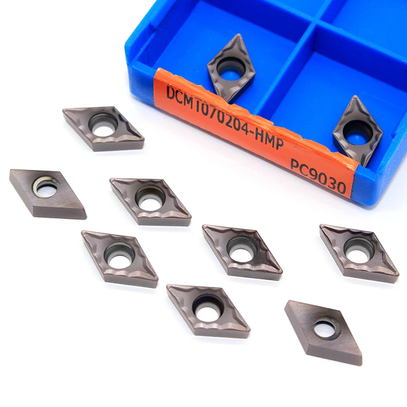 DCMT070204 HMP PC9030 внутренний токарный инструмент DCMT 070204 карбидная вставка токарного станка с ЧПУ высокого качества