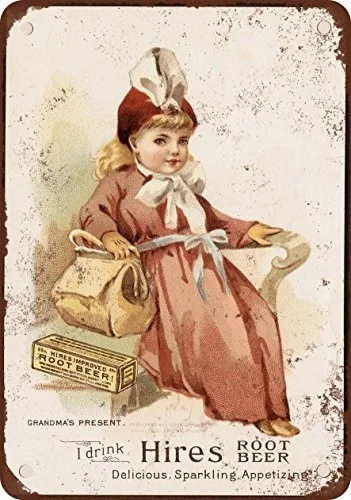 

1894 Hires Root Beer Vintage Reproduction Metal Tin Sign