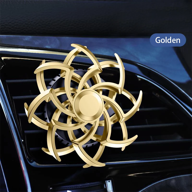

Spinning Spider/snowflake Car Fragrance Bidirectional Rotation Car Perfume Diffuser Car Air Freshener Smell Flavoring In The Car