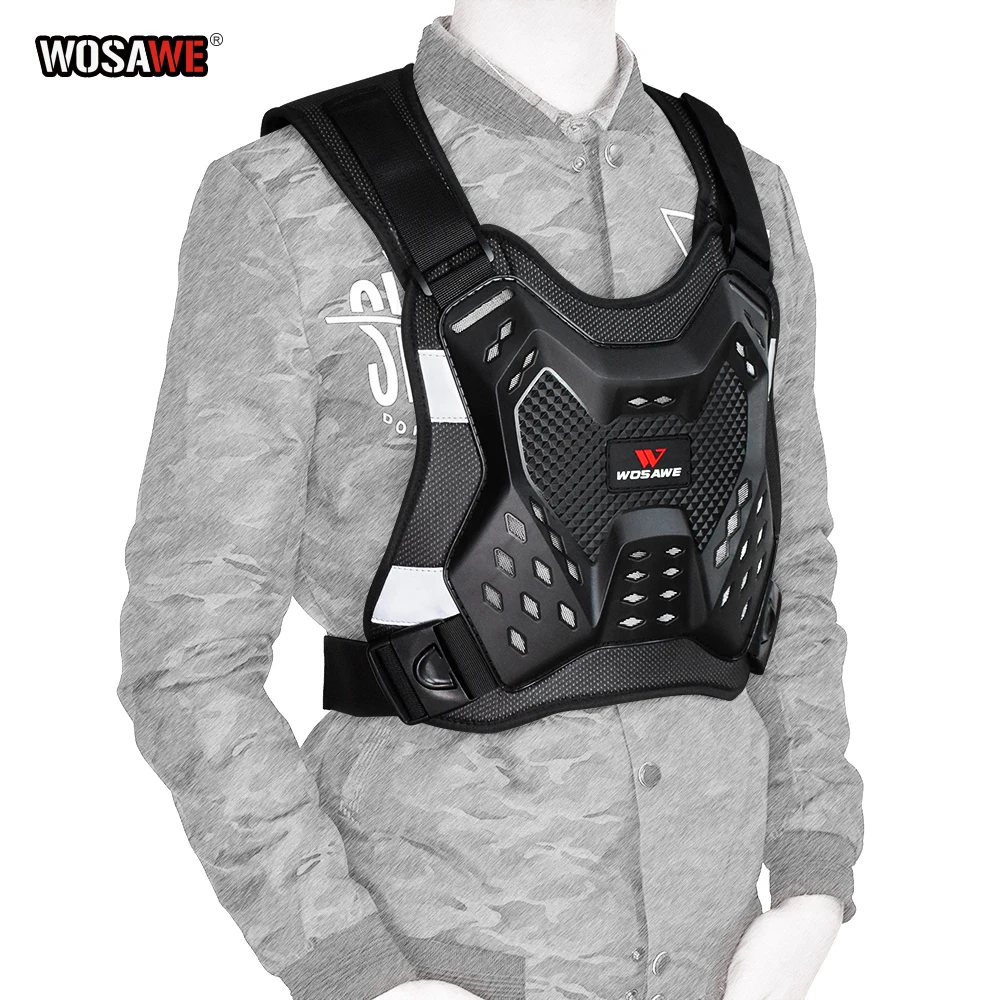 Защитная куртка WOSAWE для мотокросса бронированная защита груди и спины гонок