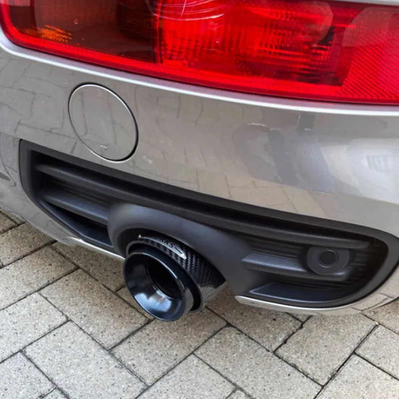 

Black Carbon Muffler Tip Car Exhaust Pipe Tail Pipe For Mini Cooper Accessories Exterior Modification F54 F55 F56 F57 F60