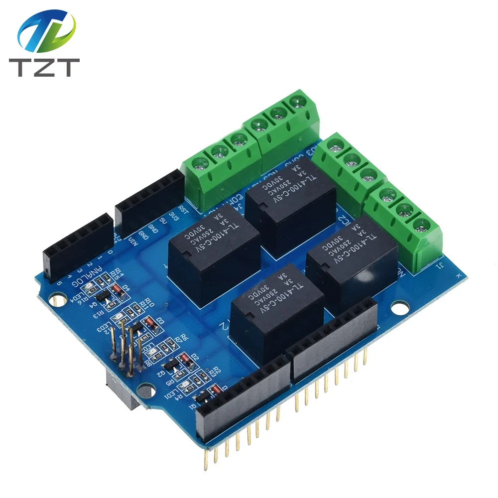 4 канала 5v релейный модуль четыре щит управления каналами реле для расширения
