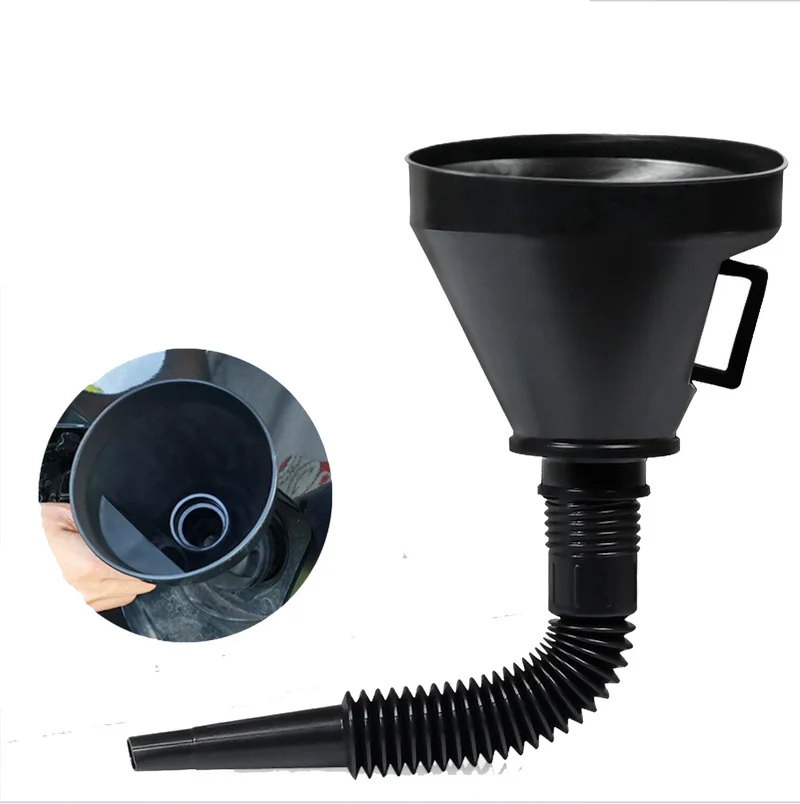 

2 In 1 Plastic Funnel Can Spout for Oil Water Fuel Petrol Diesel Gasoline Car High Quality Funnel for Fuel Car Accessories