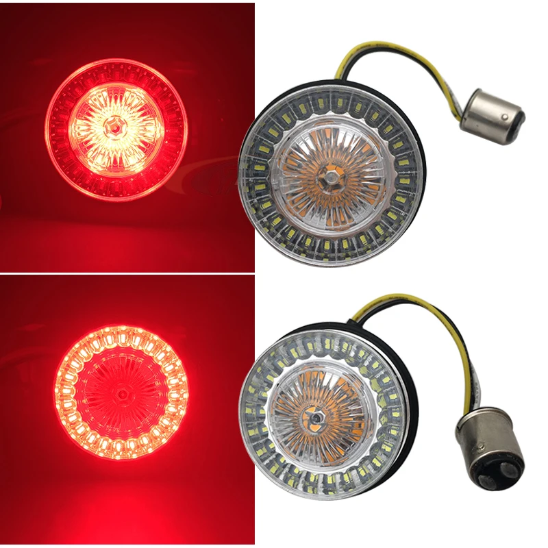 Лампа указателя поворота Bullet 1156 1157 светодиодные вставки для мотоцикла H arley Touring