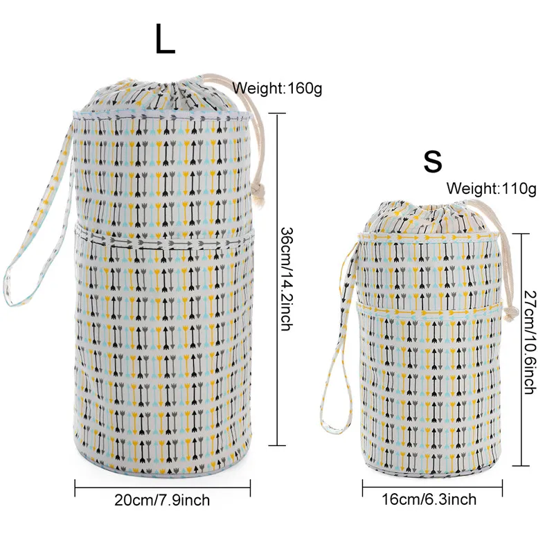 

Knitting Bag Organizer Long Tube Storage bag For Crocheting Hook Knitting Needles Wool Storage Tote Bag Gifts For Women