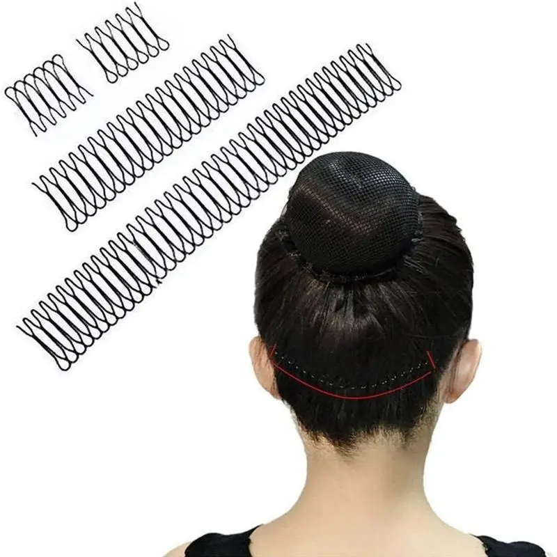

U Shape Hair Finishing Fixer Comb Invisible Disc Hair Device Hair Accessories Hairpin hair tools