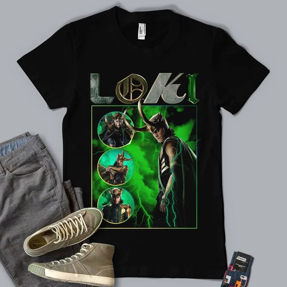 

2021 oversized men t shirt Loki Shirt Vintage 90s t shirt Loki Mini series T Shirt Loki God of mischief Shirt best seller