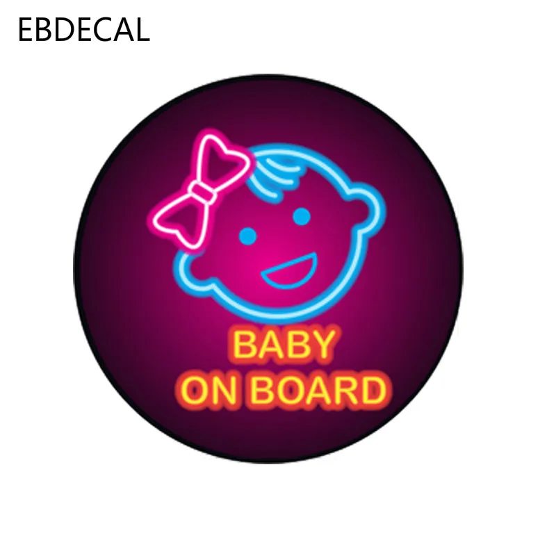 Ebdeckle ребенок на доске авто машина бампер окно стены переводные наклейки для