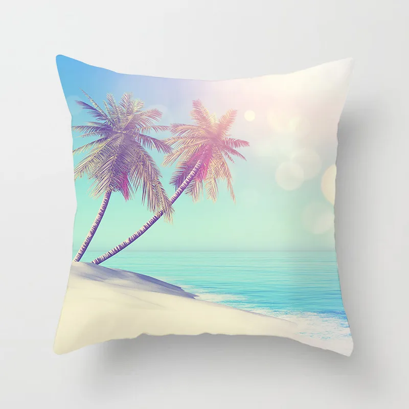 Fuwatacchi Свежий Живописный чехол для подушки морская Морская звезда Мягкая