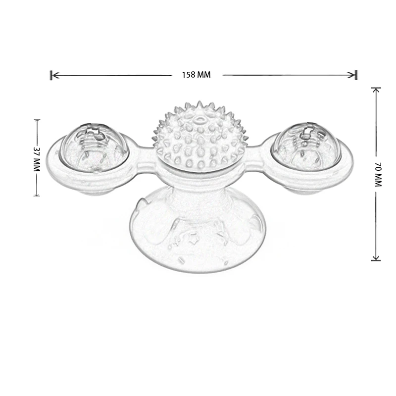 Вращающаяся игрушка для кошек вращающаяся Интерактивная щетка С Кошачьей Мятой