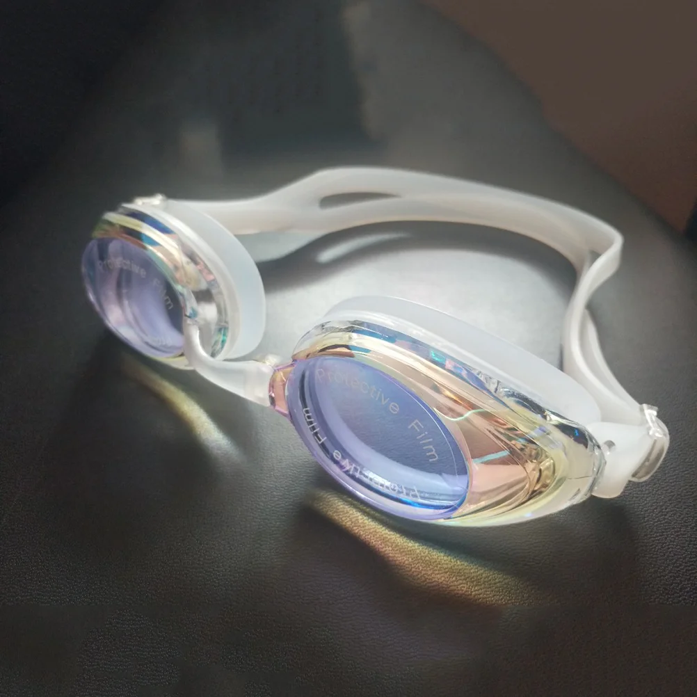 

Водонепроницаемые очки для плавания с покрытием, очки для плавания, одежда для плавания для взрослых, противотуманное оборудование для пла...