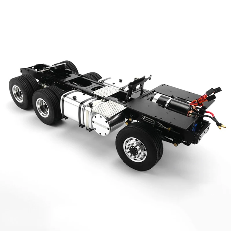 2020 Новинка 1/14 Tamiya модель трактора 6X6 металлическая рама шасси радиоуправляемая с