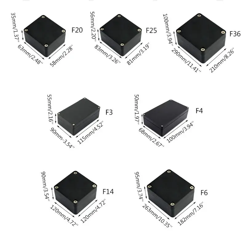 1 шт. АБС-пластик IP65 водонепроницаемая Пылезащитная электрическая