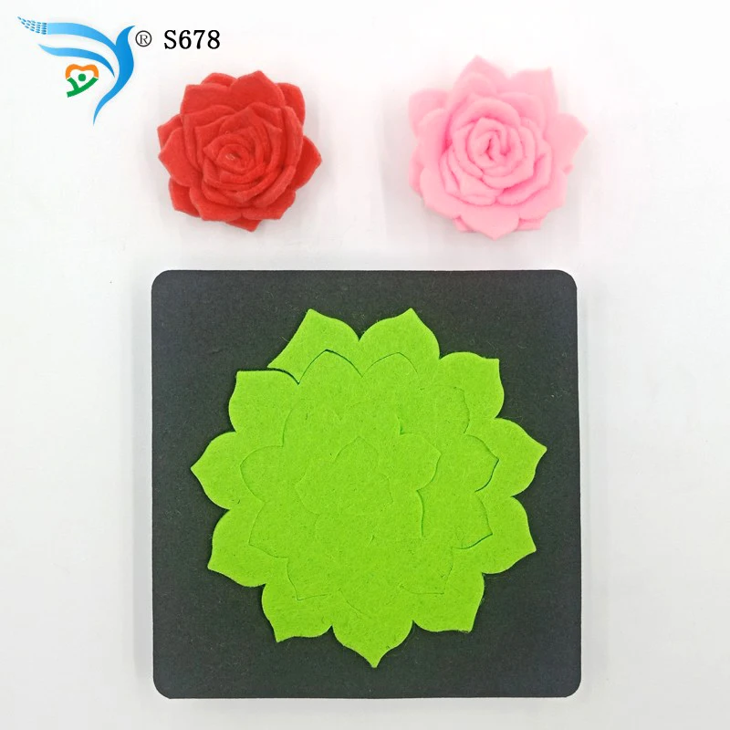 Цветок новая деревянная форма вырубки для скрапбукинга Thickness-15.8mm S678