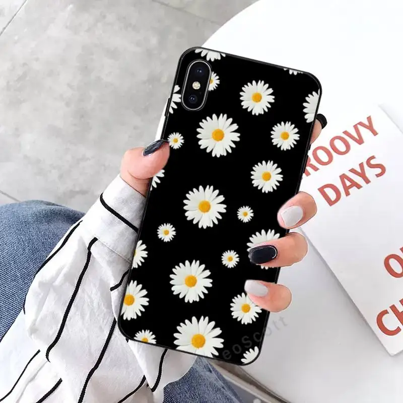 

daisy yellow sunflower flower Phone Case for iPhone 11 12 mini pro XS MAX 8 7 6 6S Plus X 5S SE 2020 XR