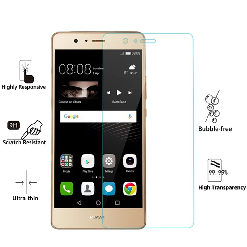 Закаленное стекло 9H для Huawei P9 5 2 дюйма защитная пленка экрана honor | Мобильные