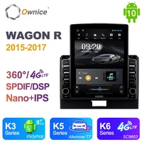 ownice android 10 0 car radio for suzuki wagon r 2015 2017 gps 2 din auto audio system stereo player 4g lte tesla style