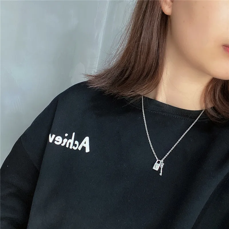 RUIYI реальные 925 пробы серебряные серьги для женщин Мода Корона Lock ожерелье с