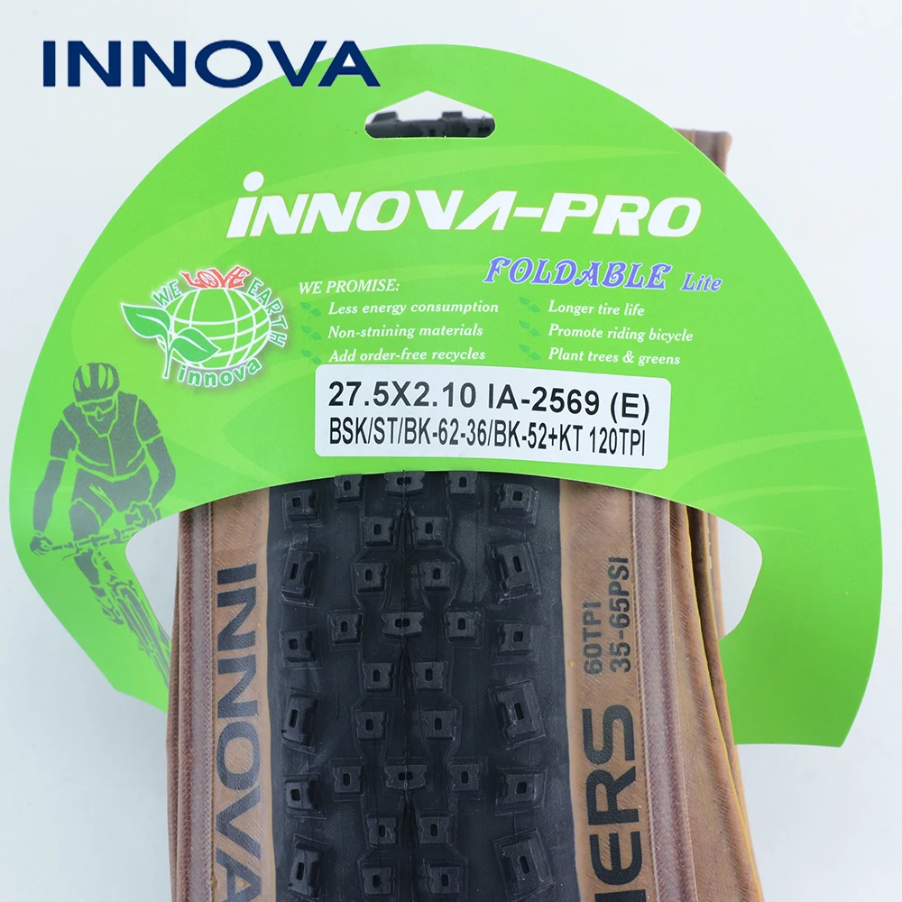 INNOVA PRO 27 5 бескамерная велосипедная шина для горного велосипеда MTB 5*2 1 60TPI складные