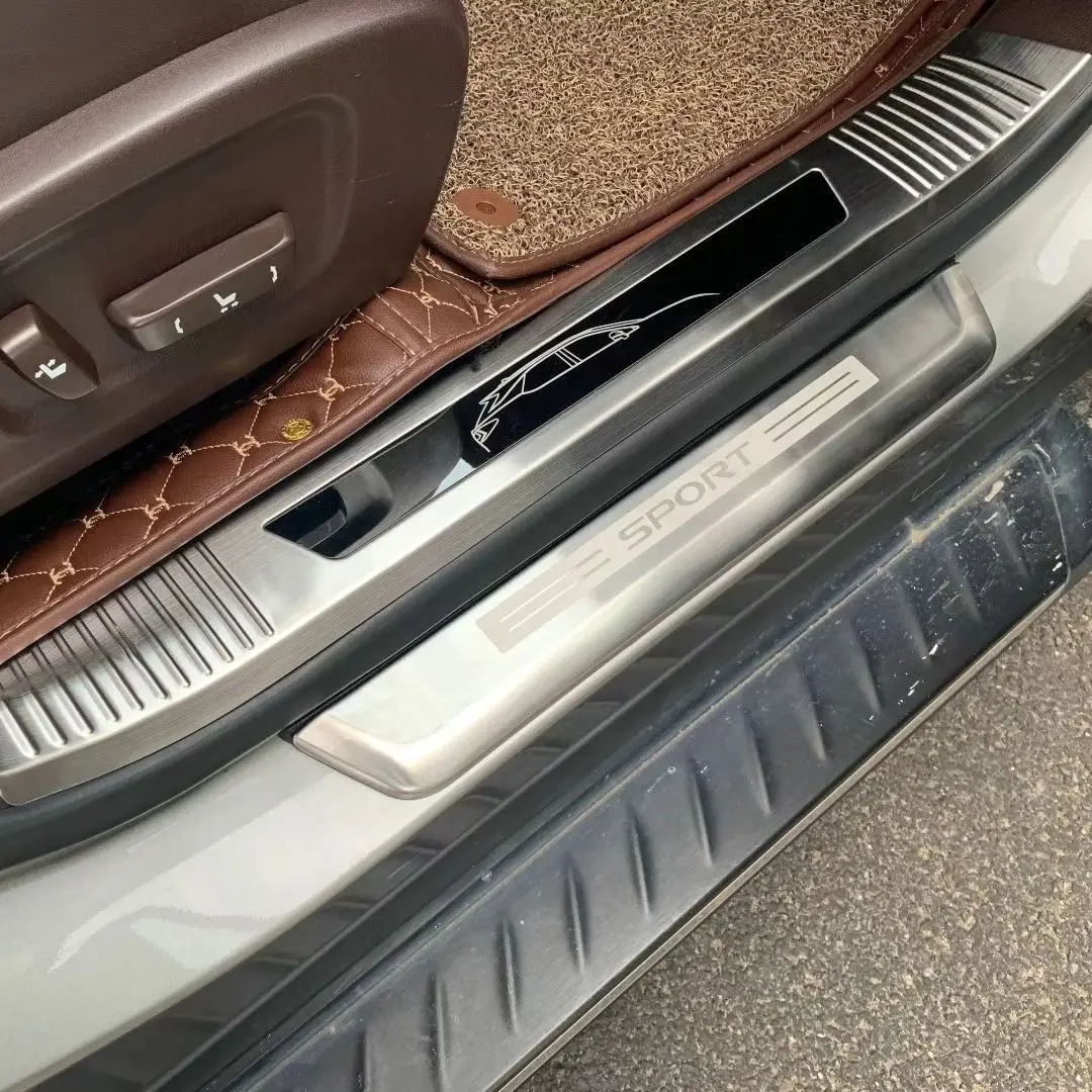 

Stainless Steel Inner Outer Door Sill Scuff Plate Guard Sills Protector Trim For Lexus RX 2016-2021