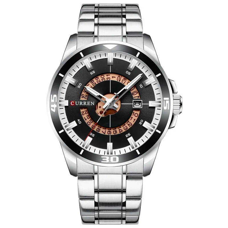 

Business Watch Men's Watch Waterproof Brand Classic Fashion Watches Men's New Calendar Quartz Watch Stainless Steel Sports Watch