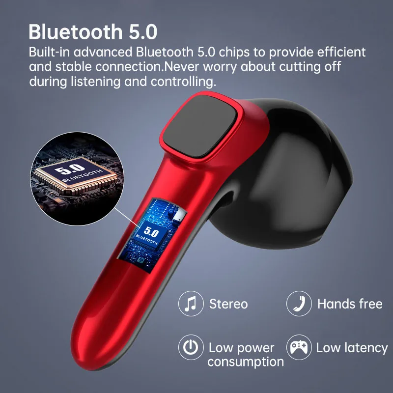 Bluetooth-наушники Arikasen TWS с микрофоном гарнитура поддержкой Bluetooth 5 0 3D стерео звук