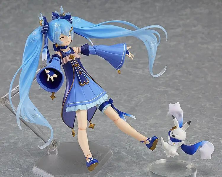 Hatsune Miku Figma EX-037 Снежная Мику 2017 VOCALOID мерцающие мобильные соединения пвх Анимация