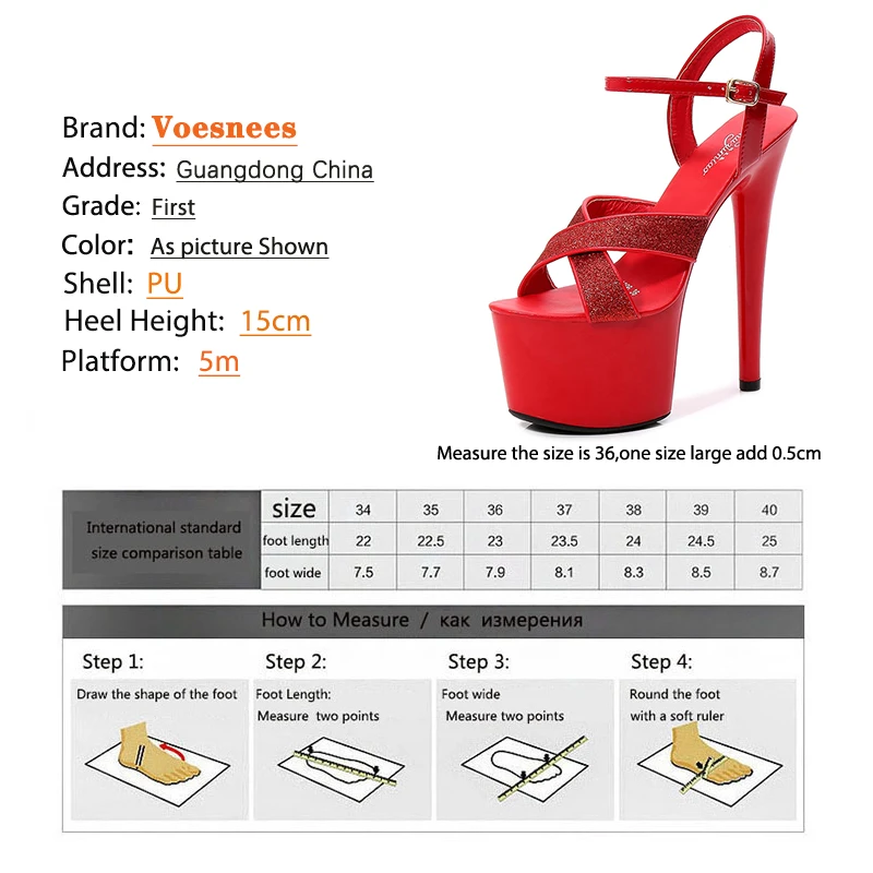 

Voesnees Platform Sandals Women Wedding Shoes 2021 Sexy Super High Heel 17cm Sequins Over Glitter White Nightclub Party Shoes