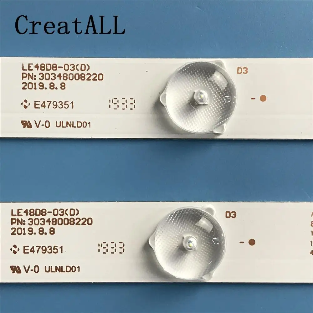 Светодиодная лента 8 светодиодный п для Hitachi LE48D8-03(D) 01(A) 30348008220 LE48D8-ZC21AG-01 8S1P 48C6 LS48H310G