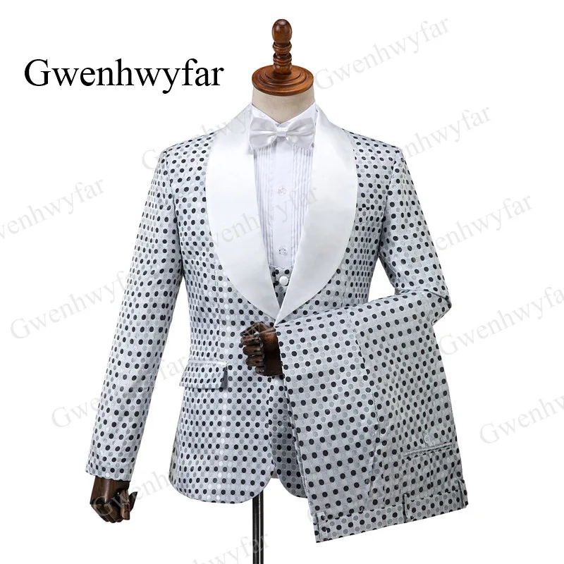 Мужской костюм гвенwyfar вечерний из трех предметов пиджак + брюки жилет|Костюмы| |