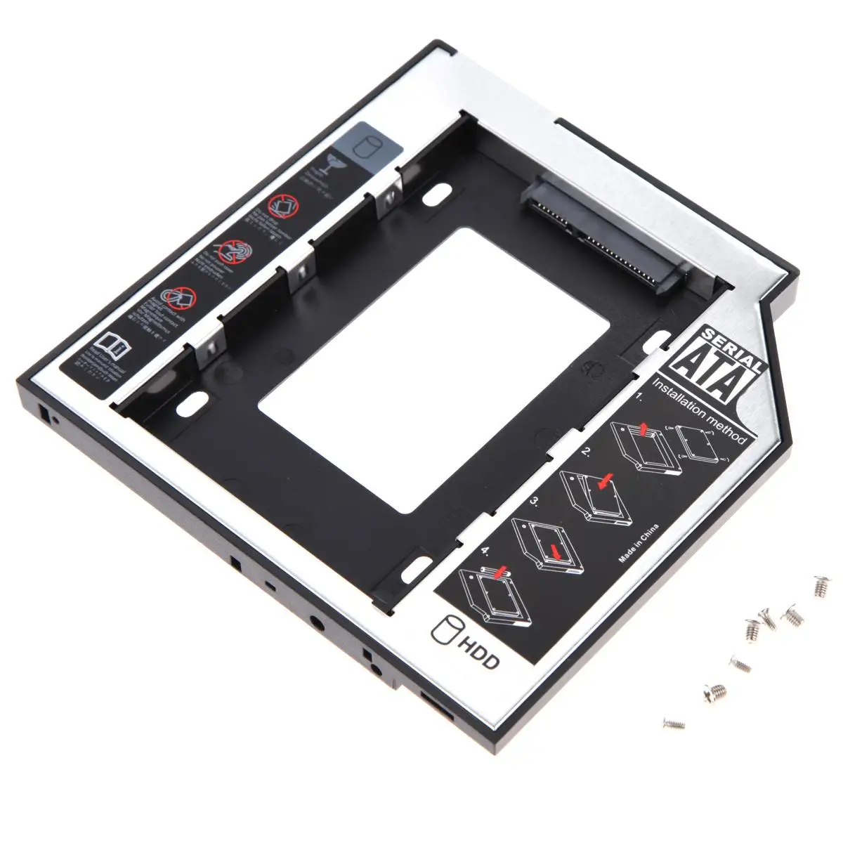 Универсальный 2 5 й 9 мм Ssd Hd SATA жесткий диск HDD Caddy адаптер Bay для Cd Dvd Rom Optical дюйма
