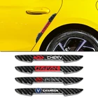 4 шт., защитная лента из углеродного волокна для дверей автомобиля Renault Clio Laguna 2 Megane 2 3 Duster Logan Captur