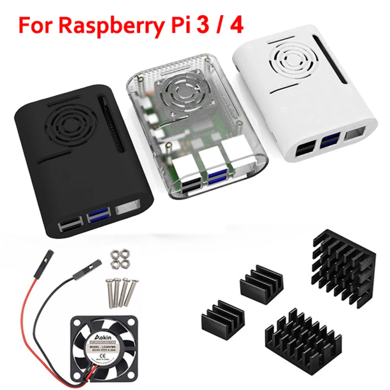 Чехол Aokin для Raspberry Pi 4 чехол 3 B Plus совместимый с pi 2b 3b|Аксессуары демонстрационных