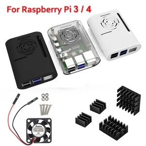 Чехол Aokin Raspberry Pi 4, чехол для Raspberry Pi 3 B Plus, совместимый с Raspberry pi 2b, pi 3b
