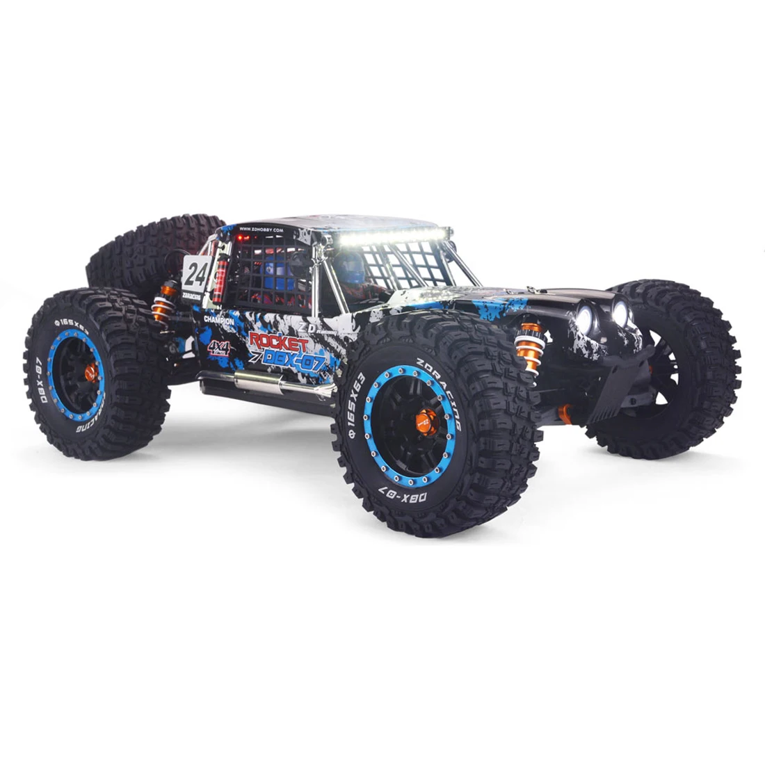 ZD Racing DBX-07 1/7 2 4G 4WD Радиоуправляемый автомобиль 80 км/ч высокоскоростной