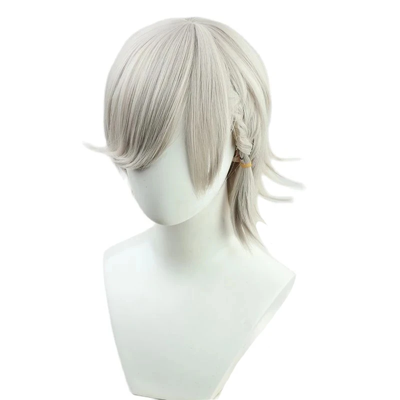 

Lyney Cosplay Wig Game Genshin Impact Lyney Lynette Short Cosplay Wig Heat Resistant Fake Hair Halloween Party Wig