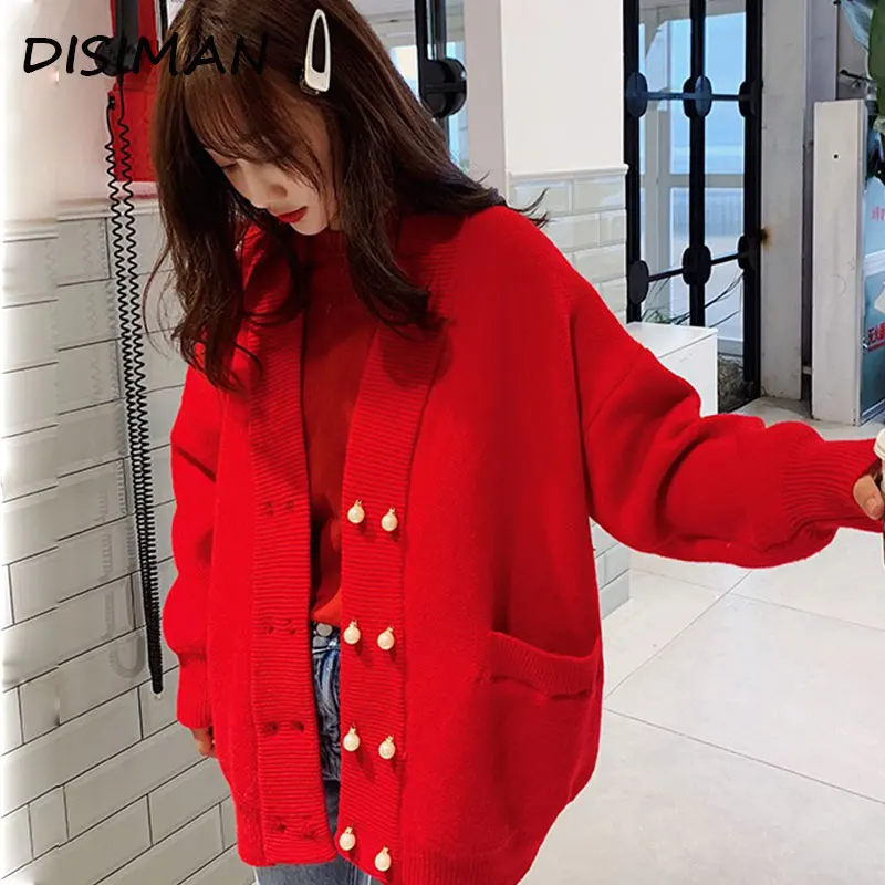 Новая осенне-зимняя одежда с v-образным вырезом свитер бисером большие размеры