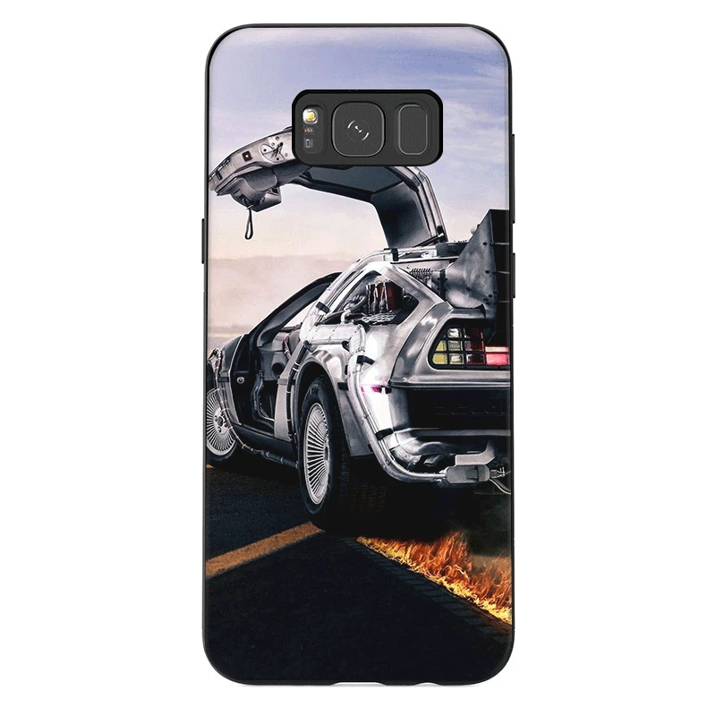 Чехол для телефона Samsung S6 S7 Edge S8 S9 S10 Plus S10E DIY Милая картинка Назад в будущее |