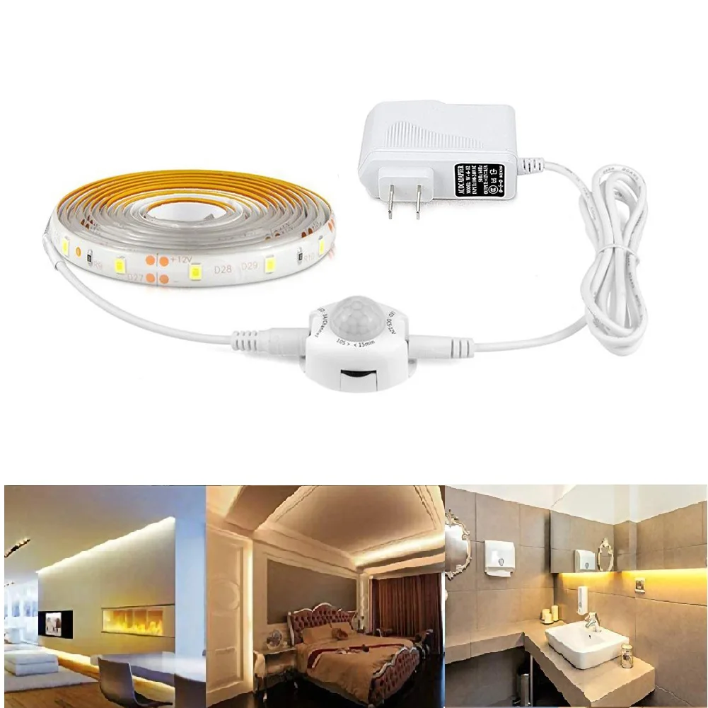 Беспроводной PIR датчик движения светодиодный светильник 12 в авто вкл/выкл