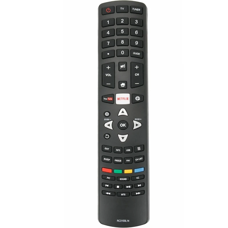 

For RC3100L14 Remote Control Fit for TCL Smart LED Full HD TV L55S4910I